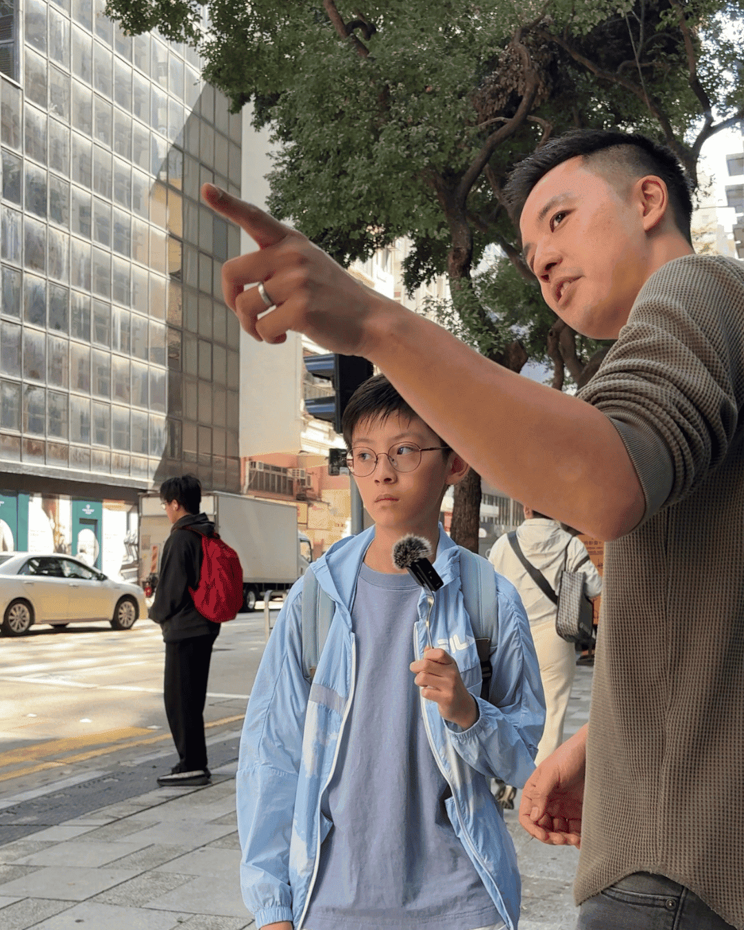 Street Podcast Adventure in action