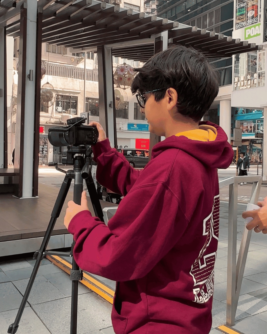 Street Podcast Adventure in action