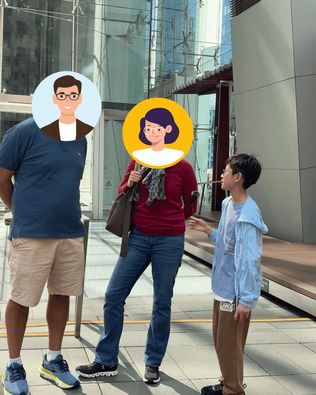 Street Podcast Adventure in action