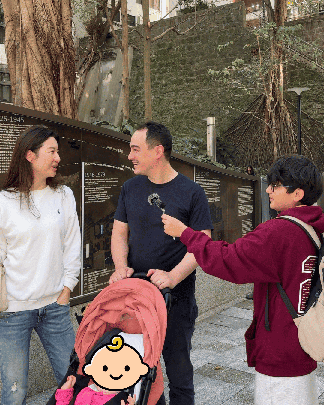 Street Podcast Adventure in action