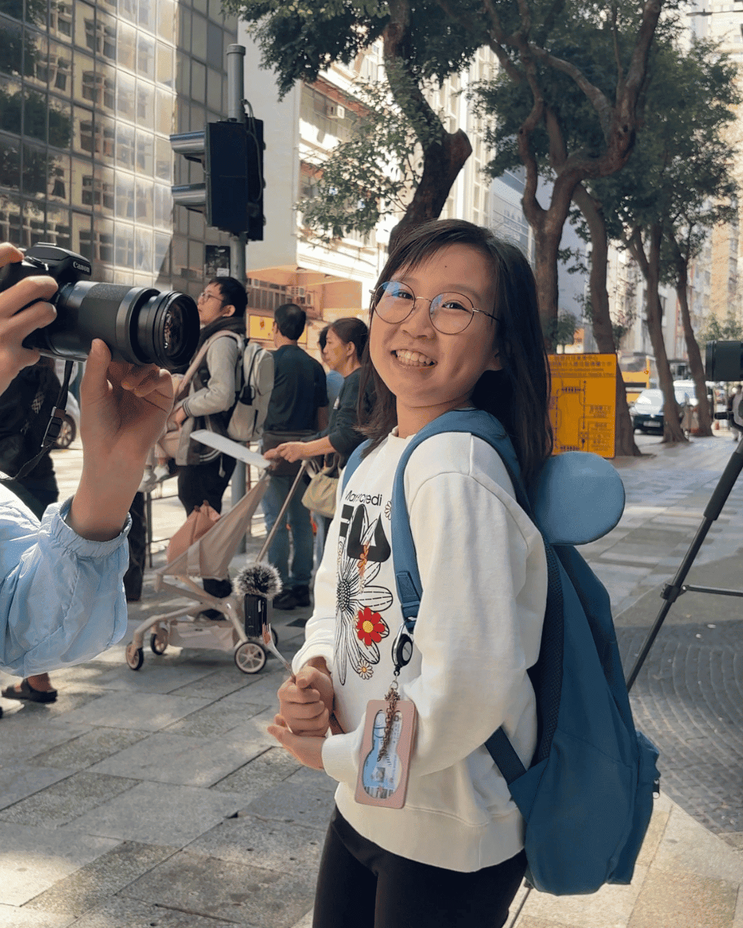 Street Podcast Adventure in action