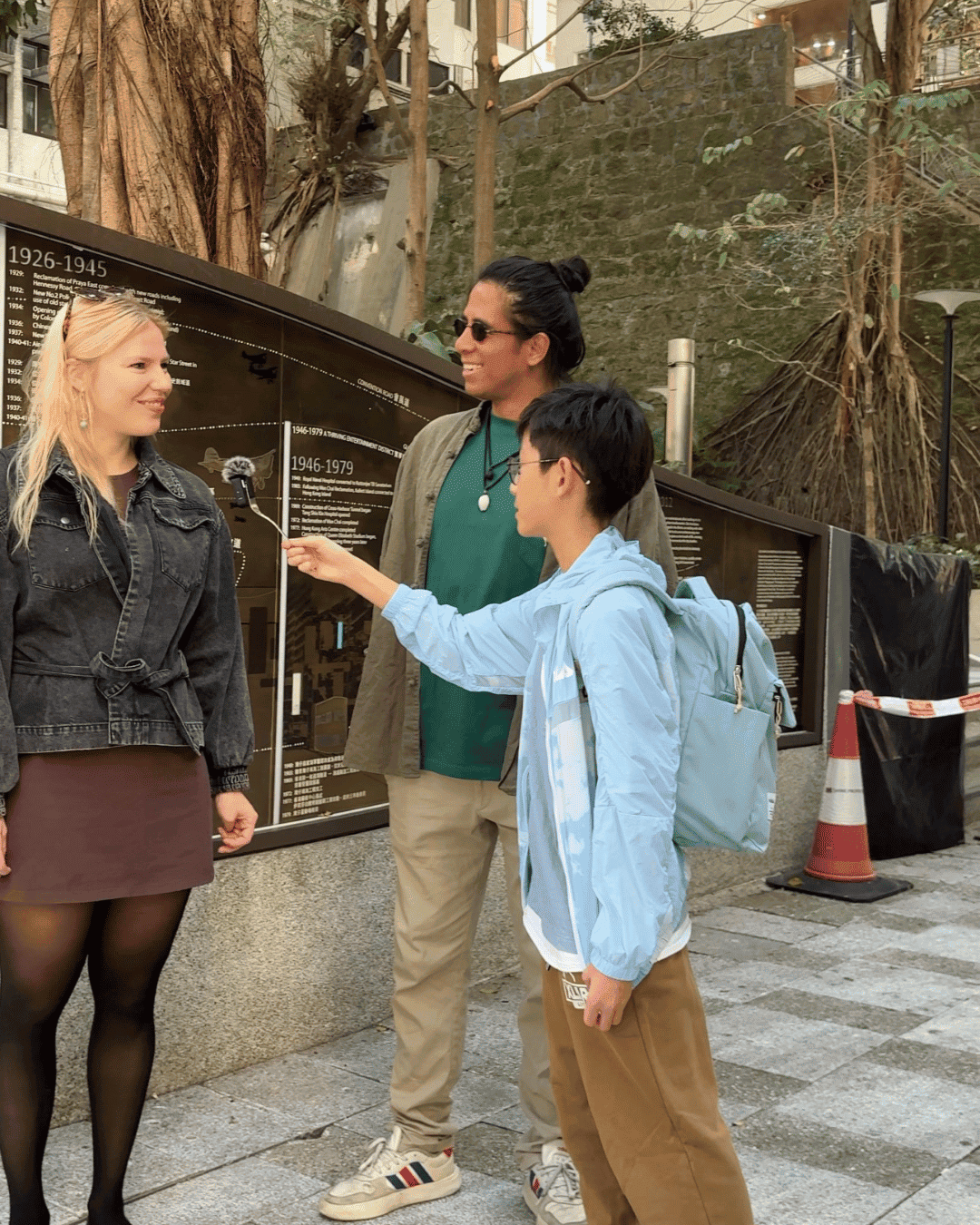 Street Podcast Adventure in action